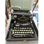 A vintage Corona portable typewriter