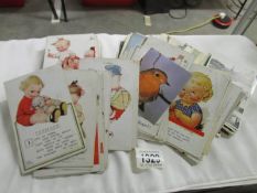 A mixed lot of postcards
