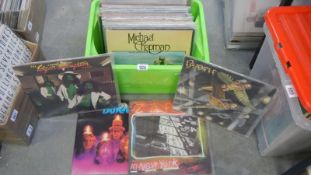 50+ Rock LP albums including Deep Pruple.