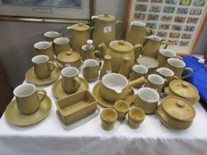 A quantity of Denby Old tea and dinnerware (some a/f)