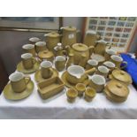 A quantity of Denby Old tea and dinnerware (some a/f)