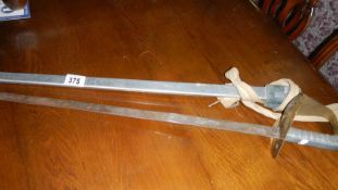 An old RAF ceremonial sword (no sharp edges).