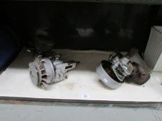 2 lawn mower engines.