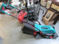 A Bosch lawn mower.