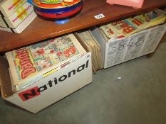 2 boxes of Dandy and Beano comics etc.