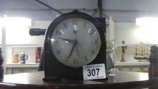 A bakelite clock