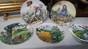 5 Bradex Wedgwood collector's plates.