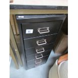A metal 6 drawer chest.