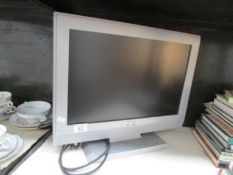 A flat screen television.