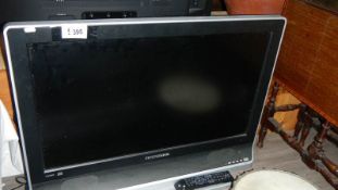 A flat screen television.