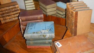 A quantity of antiquarian and collectable books including Gibbons Rome, vols 1-5, 1856 etc.
