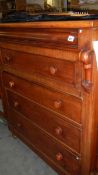 A mahogany Scotch chest, a/f.