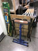 A folding work stand etc,