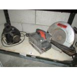 A mixed lot of electrical tools etc.