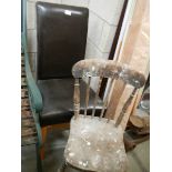 2 old chairs,