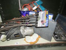 A router, nail gun, socket set etc.