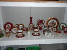 A good collection of Limoges porcelain.
