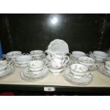 A German 'Sylvia' part tea set (30 pieces).