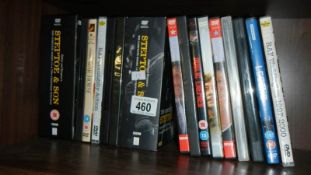 A quantity of DVD's.