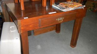 A single drawer table,