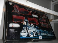 A complete toy train set (possibly used)