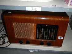An old Pye radio, Cambridge, England.