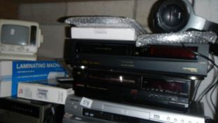 A quantity of Video, DVD players etc.