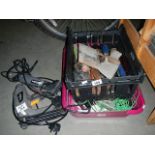 A quantity of electric hand tools etc.