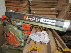 A DeWalt circular saw.