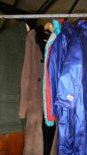 A quantity of old coats.