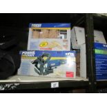 A Powercraft electric DIY biscuit jointer and accessory set.