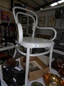 A painted bentwood chair (believed to be a Thonet)