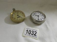 A Railway time keeper pocket watch and a Simpsons (Brighton) Ltd pocket watch,