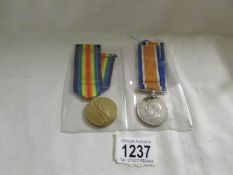 A WW1 Victory and war medals for Sgt. R.P.Cartwright, SEA/H10H.