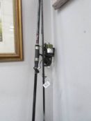 A fishing rod with reel