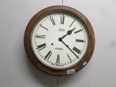 A Smith's Enfield wall clock with pendulum (missing glass)