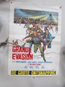 A French movie poster of The Great Escape 'La Grande Evasion'