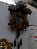 A musical cuckoo clock,