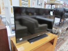 An Isis flat screen television.