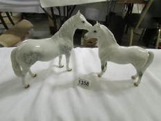 A Beswick Connemaro horse and a Beswick Welsh moors pony.