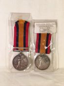 A Queen's South Africa medal, second Boer ware Cape Colony circa 1900 and a Boer war medal for Pte.