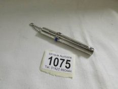 A silver double propelling pencil / letter opener by S. Mordan & Co., Rd.