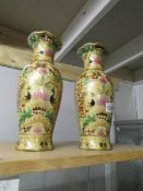 A pair of Chinese vases.