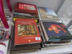 22 art books of various genres and antique reference books including Miller's, Sotheby's,