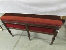 A Victorian duet stool.