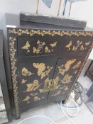 A modern oriental style cabinet.