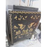 A modern oriental style cabinet.