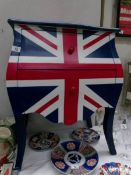 A 2 drawer Union Jack chest.