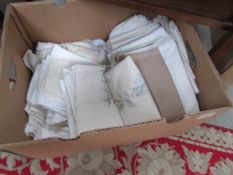 A box of linen,