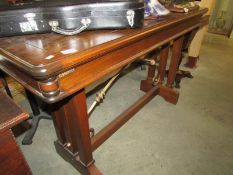 A mahogany hall table,